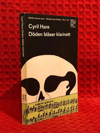 Döden blåser klarinett av Cyril Hare - omslag