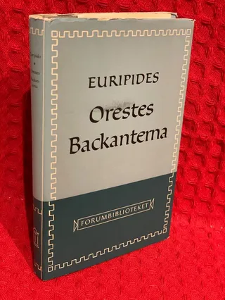 Orestes | Backanterna av Euripedes - omslag
