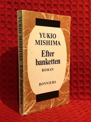 Efter banketten av Yukio Mishima - omslag