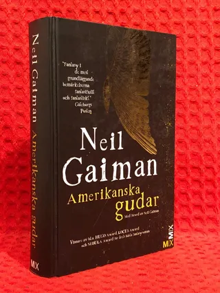 Amerikanska gudar av Neil Gaiman - omslag