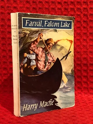 Farväl Falcon lake av Harry Macfie - omslag