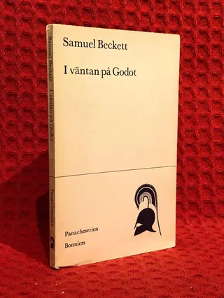I väntan på Godot av Samuel Beckett - omslag