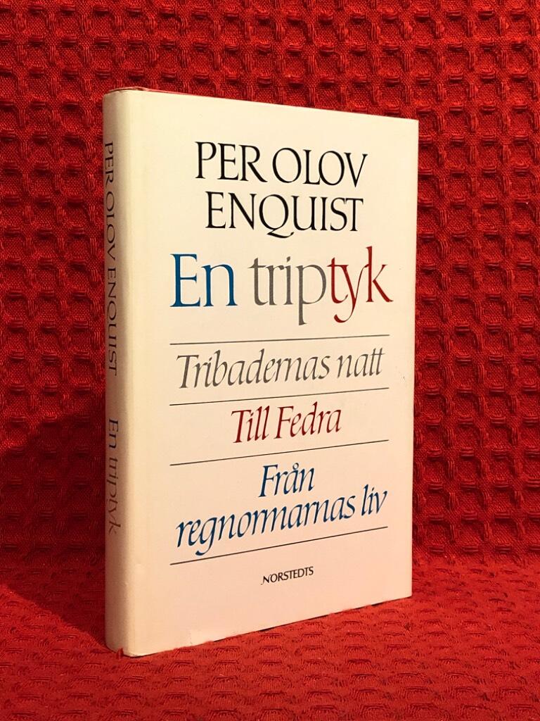 En triptyk av P. O. Enquist - omslag