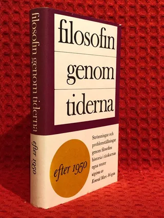 Filosofin genom tiderna / efter 1950 av Konrad Marc-Wogau - omslag