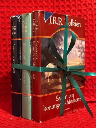 Bokpaket: Sagan om ringen triologin av J R R Tolkien - omslag