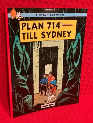 Plan 714 till Sydney av Hergé - omslag