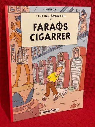 Faraos cigarrer av Hergé - omslag