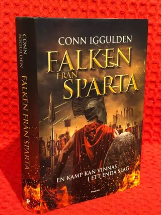 Falken från Sparta av Conn Iggulden - omslag