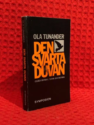 Den svarta duvan av Ola Tunander - omslag