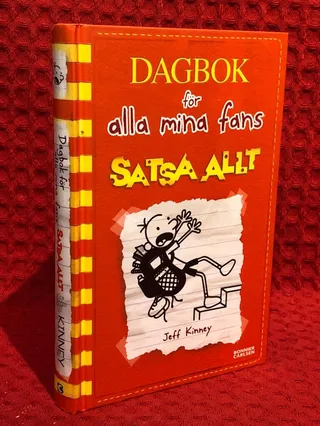 Satsa allt av Jeff Kinney - omslag