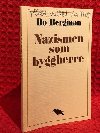 Nazismen som byggherre av Bosse Bergman - omslag