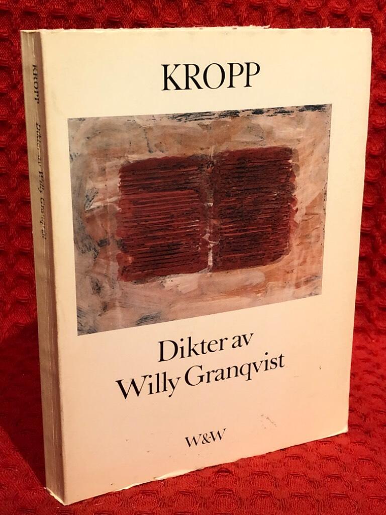 Kropp : dikter av Willy Granqvist - omslag