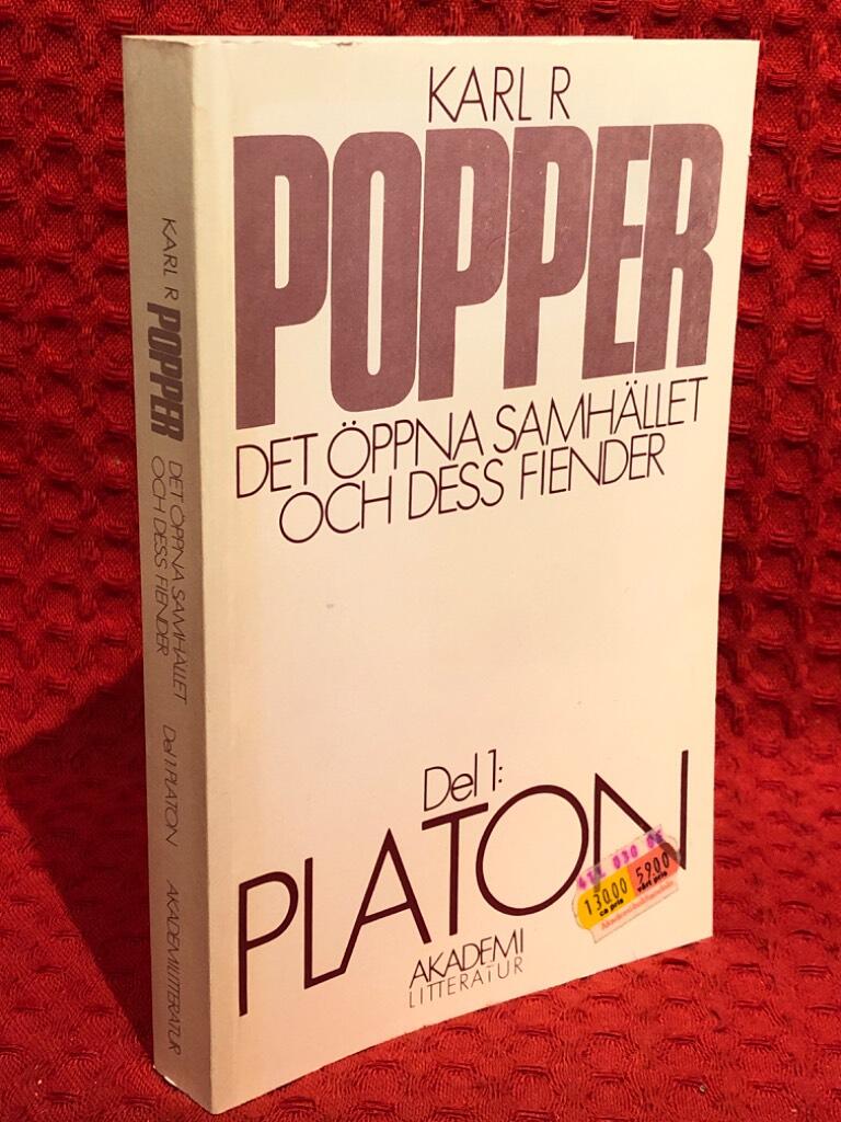 Det öppna samhället och dess fiender av Karl Popper - omslag