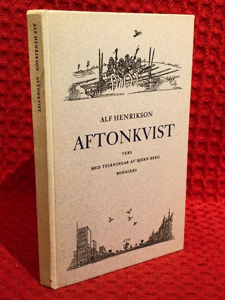 Aftonkvist av Alf Henrikson - omslag