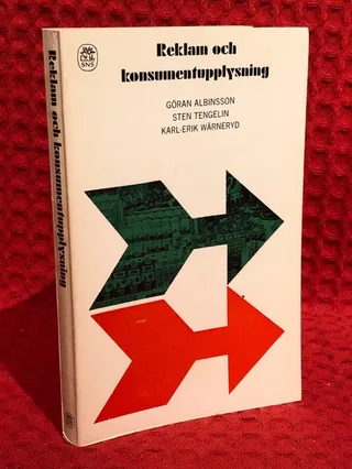 Reklam och konsumentupplysning av Sten Tengelin Göran Albinsson - omslag