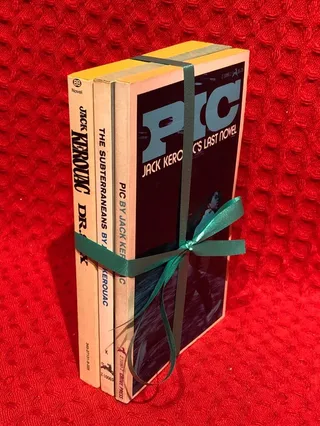 Bokpaket: 3 Kerouacs in english av Jack Kerouac - omslag