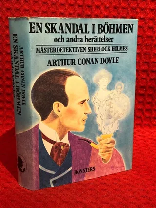 En skandal i Böhmen och andra berättelser av Arthur Conan Doyle - omslag