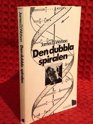 Den dubbla spiralen av James D Watson - omslag