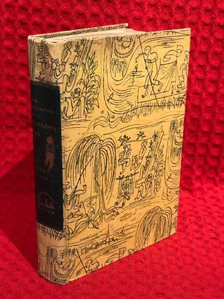 The adventures of Huckleberry Finn av Mark Twain - omslag