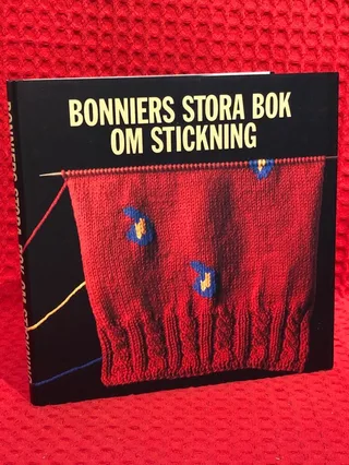 Bonniers stora bok om stickning av Eva Wincent - omslag