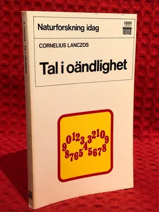 Tal i oändlighet av Cornelius Lanczos - omslag