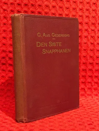 Den siste snapphanen av C Aug Cederborg - omslag