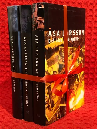 Bokpaket: 3st Åsa Larsson-böcker av Åsa Larsson - omslag