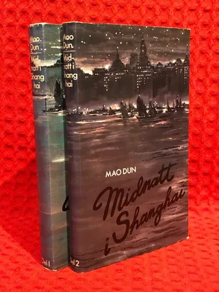 Midnatt i Shanghai 1-2 av Dun Mao - omslag