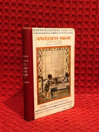 Andersens sagor - första samlingen av Hans Christian Andersen - omslag