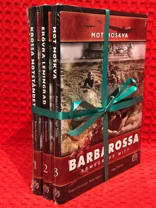 Bokpaket: Operation Barbarossa del 1-3 av Robert. Kirchubel - omslag
