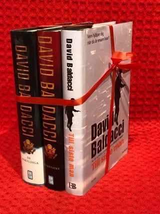 Bokpaket: 3st David Baldacci-böcker av David Baldacci - omslag