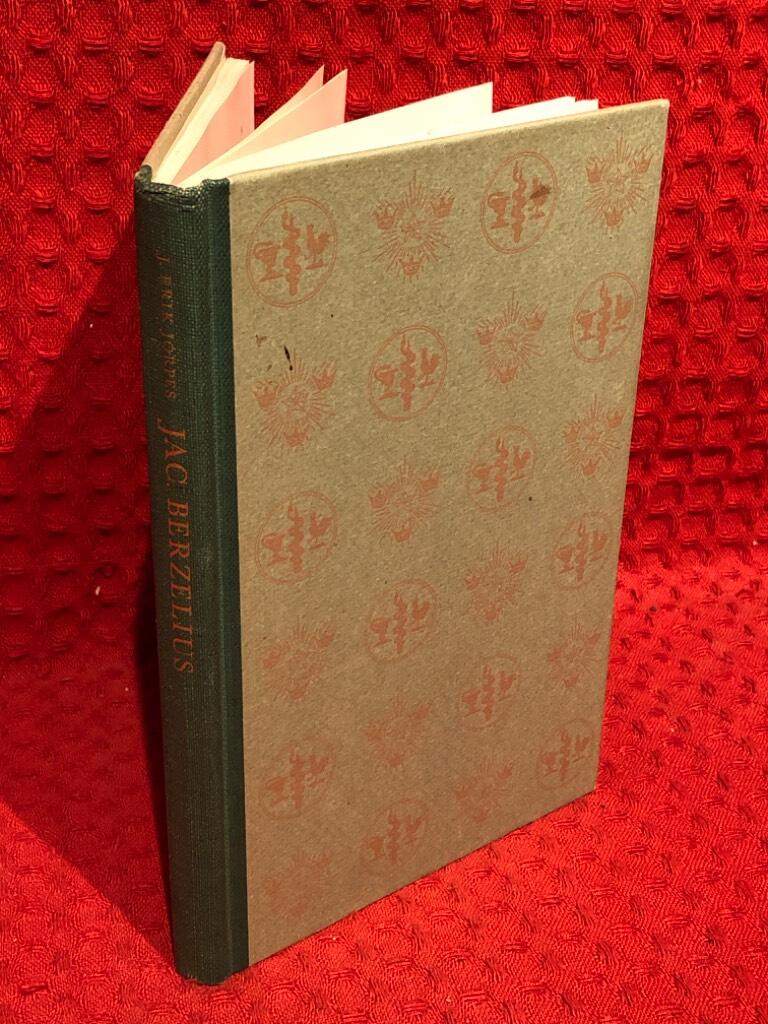 Jac. Berzelius: His life and work av J. Erik Jorpes - omslag