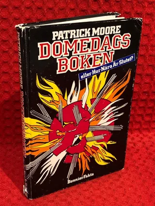 Domedagsboken eller Hur nära är slutet? av Patrick Moore - omslag
