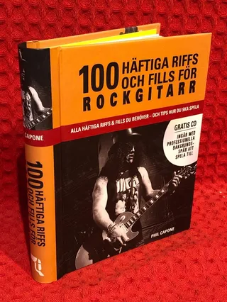 100 häftiga riffs och fills för rockgitarr av Phil Capone - omslag