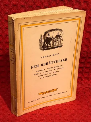 Thomas Mann Fem Berättelser av Thomas Mann - omslag