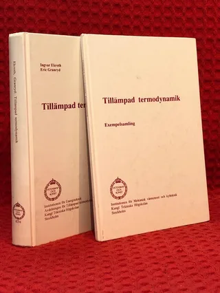 Tillämpad termodynamik del 1-2 av Ingvar A. Ekroth - omslag