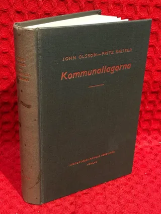 Kommunallagarna av John Olsson & Fritz Kaijser - omslag