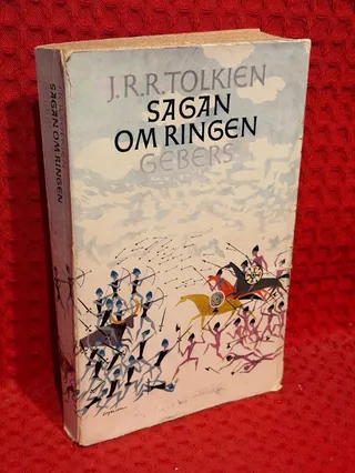 Sagan om ringen av J. R. R. Tolkien - omslag