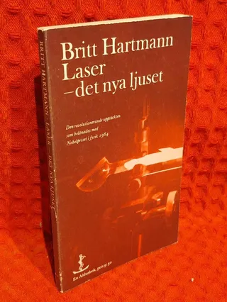 Laser - det nya ljuset av Britt Hartmann - omslag