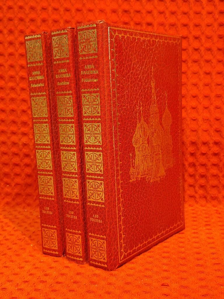 Anna Karenina 1-3 av Leo Tolstoj - omslag