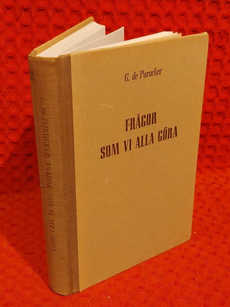 Frågor som vi alla göra av G. de Purucker - omslag