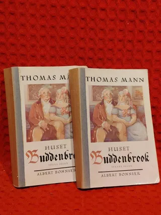 Huset Budden Brook - Förra delen och andra delen av Thomas Mann - omslag