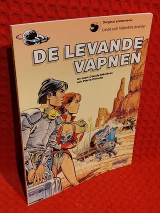 De levande vapnen av Pierre Christin - omslag
