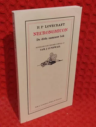 Necronomicon - [de döda namnens bok] : [noveller och texter] av H. P Lovecraft - omslag