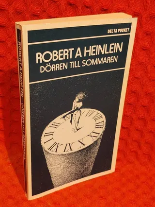 Dörren till sommaren av Robert A Heinlein - omslag