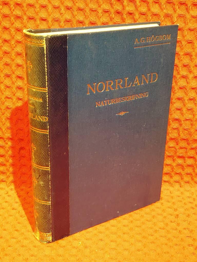 Norrland Naturbeskrifning av A. G. Högbom - omslag