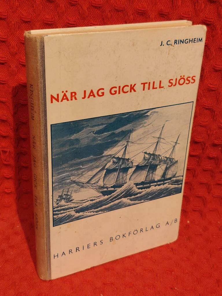 När jag gick till sjöss av J. C. Rincheim - omslag