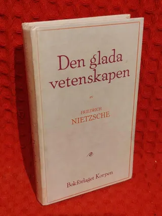 Den glada vetenskapen av Friedrich Nietzsche - omslag