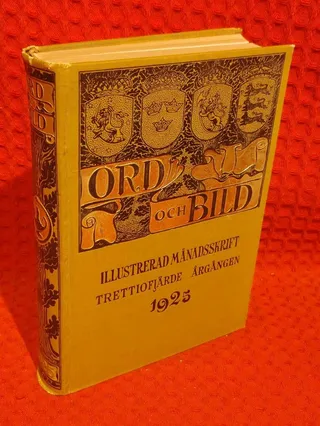 Ord och Bild trettiofjärde årgången av Karl Wåhlin - omslag
