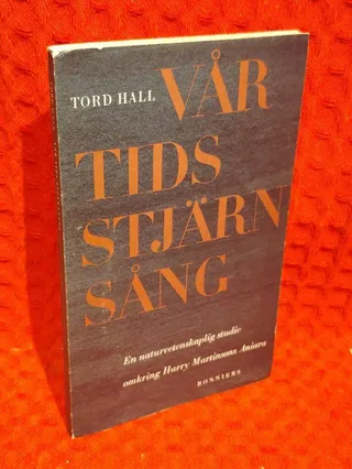 Vår tids stjärnsång av Tord Hall - omslag